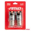 Żarówki LED CANBUS PRO BAY15D P21/5W 4x3030 SMD czerwone 12V 24V AMIO-03586 - 4