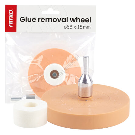 Krążek gumowy do usuwania kleju 88mm AMIO-04926