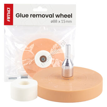 Krążek gumowy do usuwania kleju 88mm AMIO-04926