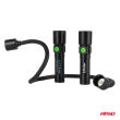 Lampa inspekcyjna akumulatorowa na szyję 2xP50 1000mAh (BATT) AMIO-04671 - 11
