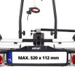 Bagażnik rowerowy samochodowy na hak - E-Bike - 2 rowery TBC-02/2 AMIO-02585 - 16