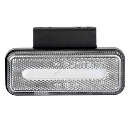 Lampa obrysowa LED OM-02-W prostokątna biała AMIO-02377