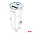 Ładowarka samochodowa USB-A+ USB-C 20W AMIO-03881 - 2