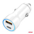Ładowarka samochodowa USB-A+ USB-C 20W AMIO-03881 - 3