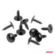 Zestaw uniwersalnych wkrętów i blaszek montażowych do nadwozia i podwozia 16 mm ⌀ 5 mm 10kpl AMIO-05048 - 2