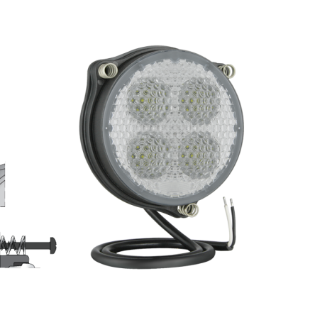 CRC5 lampy robocze LED do zabudowy 12-24V - 1000lm - 1500lm