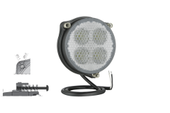 CRC5 lampy robocze LED do zabudowy 12-24V - 1000lm - 1500lm