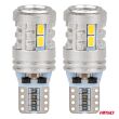Żarówki LED STANDARD T10 W5W 6x3020 + 1x3030 SMD White 12V 24V AMIO-03718 - 2