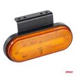 Lampa obrysowa LED OM-01-O owalna pomarańczowa AMIO-02374 - 2