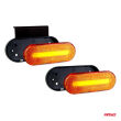 Lampa obrysowa LED OM-01-O owalna pomarańczowa AMIO-02374 - 3