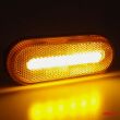 Lampa obrysowa LED OM-01-O owalna pomarańczowa AMIO-02374 - 4