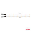 Paski LED COB do samochodu białe 2x30cm 12V AMIO-04569 - 9