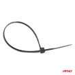 Taśmy opaski zaciskowe kablowe czarne 2,5x150mm - 100 szt. AMIO-02151 - 2