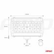 Lampa robocza LED szperacz AWL09 28 LED 12V 24V AMIO-02423 - 12