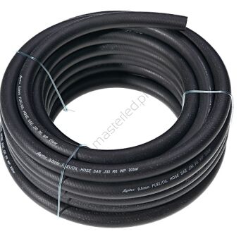Wąż do paliwa gumowy zbrojony 3-warstwowe śr 4 mm (10m w rolce)