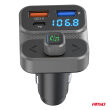 Transmiter samochodowy FM 2×USB-A 1×USB 12V 24V AMIO-04649 - 5