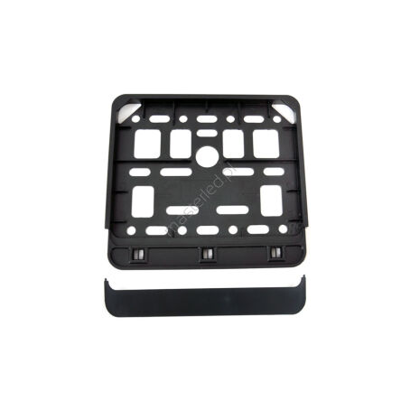 Ramka tablicy rejestracyjnej czarna skuter motorower AMIO-01169