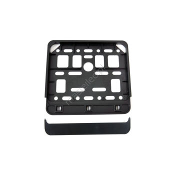 Ramka tablicy rejestracyjnej czarna skuter motorower AMIO-01169