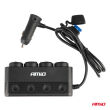 Rozdzielacz rozgałęźnik gniazda zapalniczki PD30W QC3.0 12/24V max 216W AMIO-04175 - 3