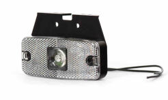 Obrysówka LED przednia z odblaskiem 225z 12/24V