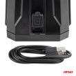 Lampa robocza przenośna biała z funkcją lampy ostrzegawczej 15W (BATT) AMIO-04865 - 10