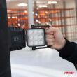 Lampa robocza przenośna biała z funkcją lampy ostrzegawczej 15W (BATT) AMIO-04865 - 4