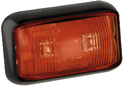 Tylna lampa obrysowa - obudowa chromowa 58CRME