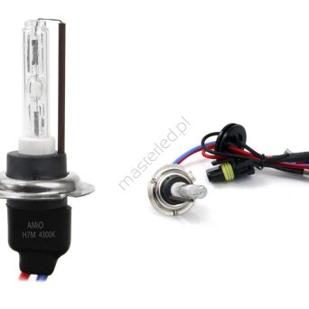 Żarówka ksenonowa żarnik hid xenon H7M 4300K metal AMIO-01426