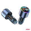 Transmiter samochodowy FM 1×USB-A 1×USB-C 12V 24V AMIO-04655 - 9