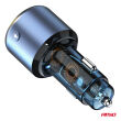 Transmiter samochodowy FM 1×USB-A 1×USB-C 12V 24V AMIO-04655 - 10