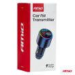 Transmiter samochodowy FM 1×USB-A 1×USB-C 12V 24V AMIO-04655 - 11