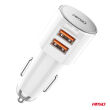 Ładowarka samochodowa 2x USB-A 3.4A AMIO-03888 - 3