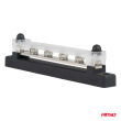 Blok rozdzielczy masy plusa bus bar M6 12V - 48V 150A AMIO-03808 - 2