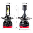 Żarówki samochodowe LED seria BF H4/H19 6000K Canbus AMIO-02241 - 6