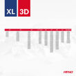 Łańcuchy śniegowe tekstylne 3D 2szt. rozmiar XL EN16662-1 Önorm V5121 AMIO-04510 - 2