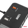 Rozdzielacz gniazda zapalniczki z ładowarką 2x USB-A 1x USB-C QC4.0 12V 24V 120W 80cm AMIO-04366 - 6