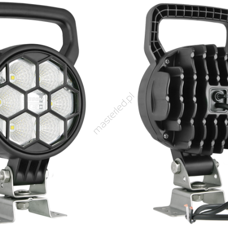 Lampa robocza LED 12/24V, 2000lm, rozproszona wiązka, z uchwytem CRC3C.50130