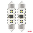 Żarówki LED CANBUS Festoon C5W 2SMD 3838 41mm White 12V 24V AMIO-04250 - 2