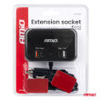 Rozdzielacz gniazda zapalniczki z ładowarką 1x USB-A 1x USB-C QC4.0 12V 24V 120W 80cm AMIO-04365 - 8
