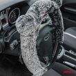 Pokrowiec nakładka na kierownicę samochodową SWC-55-M 37-39cm AMIO-04165 - 5