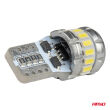 Żarówki LED CANBUS T10 W5W 16SMD 2SMD 3014 3030 White 12V 24V AMIO-04260 - 4