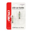 Żarówki LED STANDARD 3014 9SMD Festoon C5W C10W C3W 31mm White 12V AMIO-01089 - 3