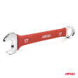 Zestaw kluczy oczkowych CRV 8-19mm 8szt. AMIO-04978 - 5