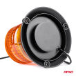 Lampa ostrzegawcza błyskowa kogut 80 LED magnes R10 12V 24V W14M AMIO-01503 - 3