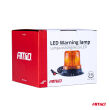 Lampa ostrzegawcza błyskowa kogut 80 LED magnes R10 12V 24V W14M AMIO-01503 - 7