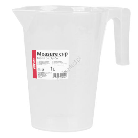 Miarka uniwersalna do płynów cieczy wody 1000 ml AMIO-04050
