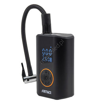 Kompresor samochodowy bezprzewodowy z wyświetlaczem LED 40W USB-C ACOMP-25 AMIO-04414