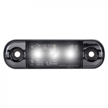 L1317 Lampa obrysowa 3LED 12/24V DARK Biała