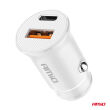 Ładowarka samochodowa USB-A + USB-C 20W AMIO-03877 - 2