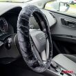 Pokrowiec nakładka na kierownicę samochodową M 37-39cm SWC-02-M AMIO-01357 - 4